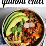 vegetarian quinoa chili