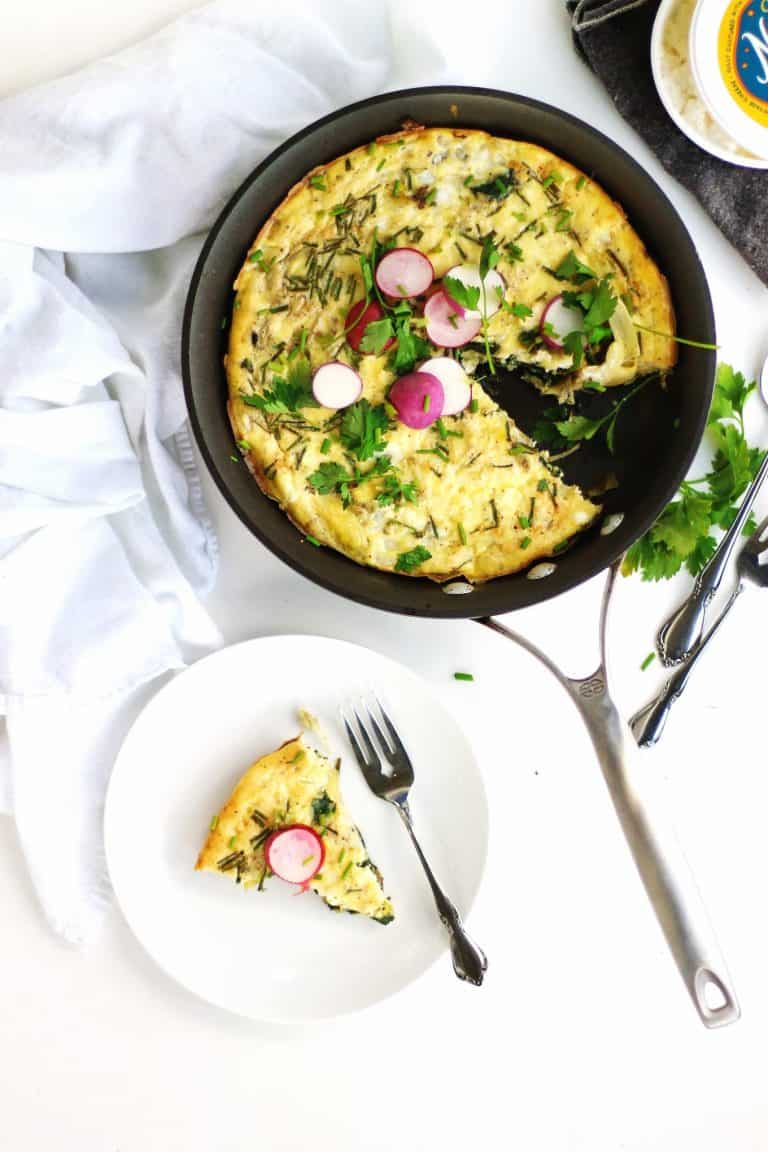 Easy spinach artichoke cottage cheese frittata Rhubarbarians