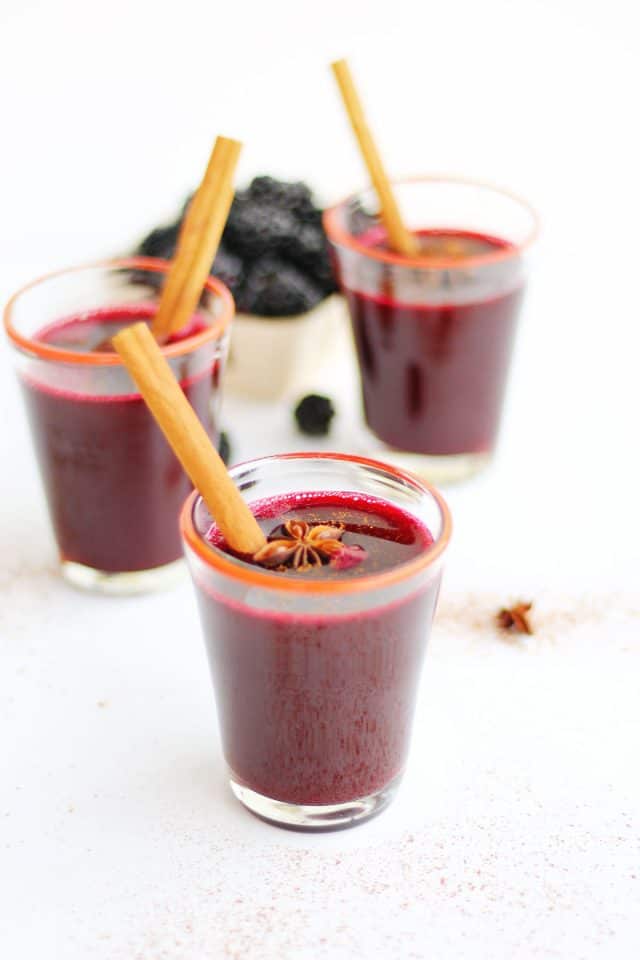 30minute mulled blackberry cider Rhubarbarians