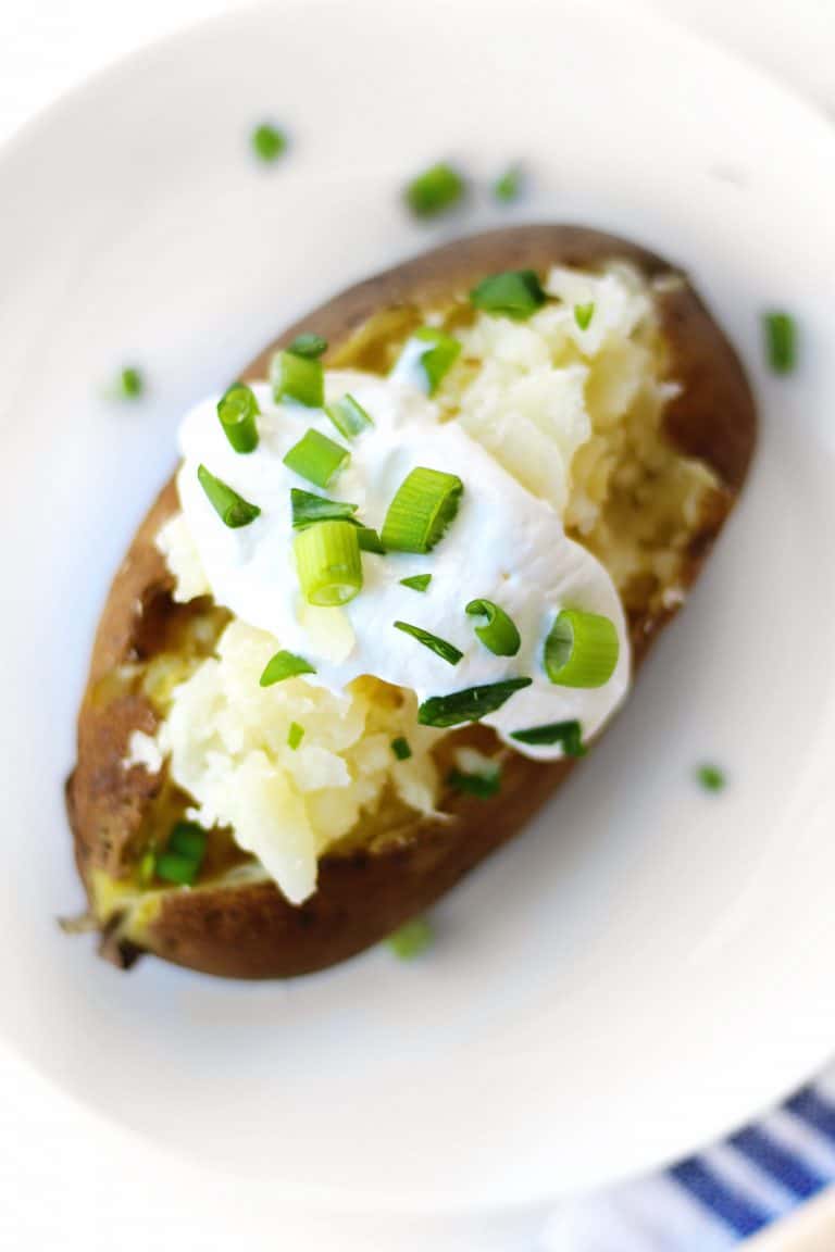 How to make Instant Pot baked potatoes with crispy skin Rhubarbarians