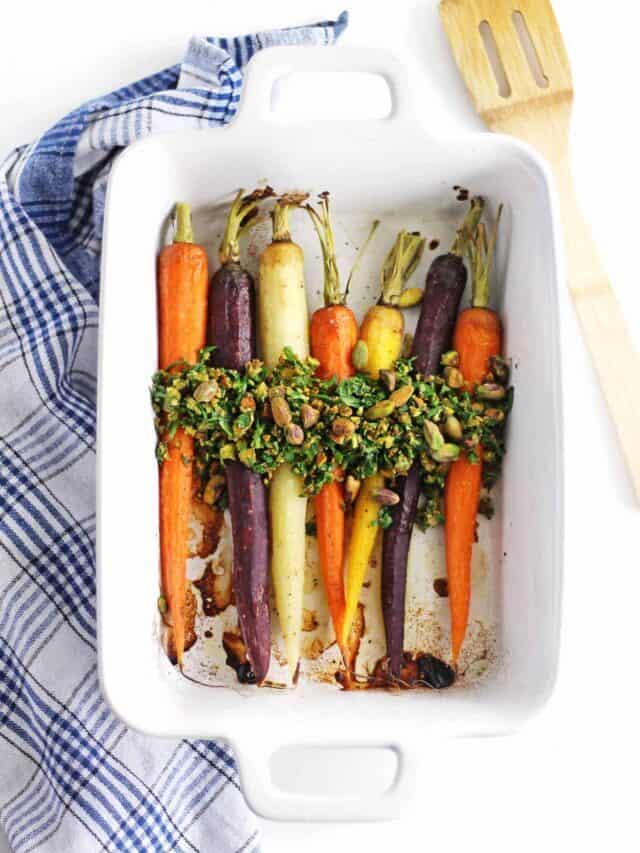 Easter roasted carrots