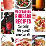 vegetarian rhubarb recipes