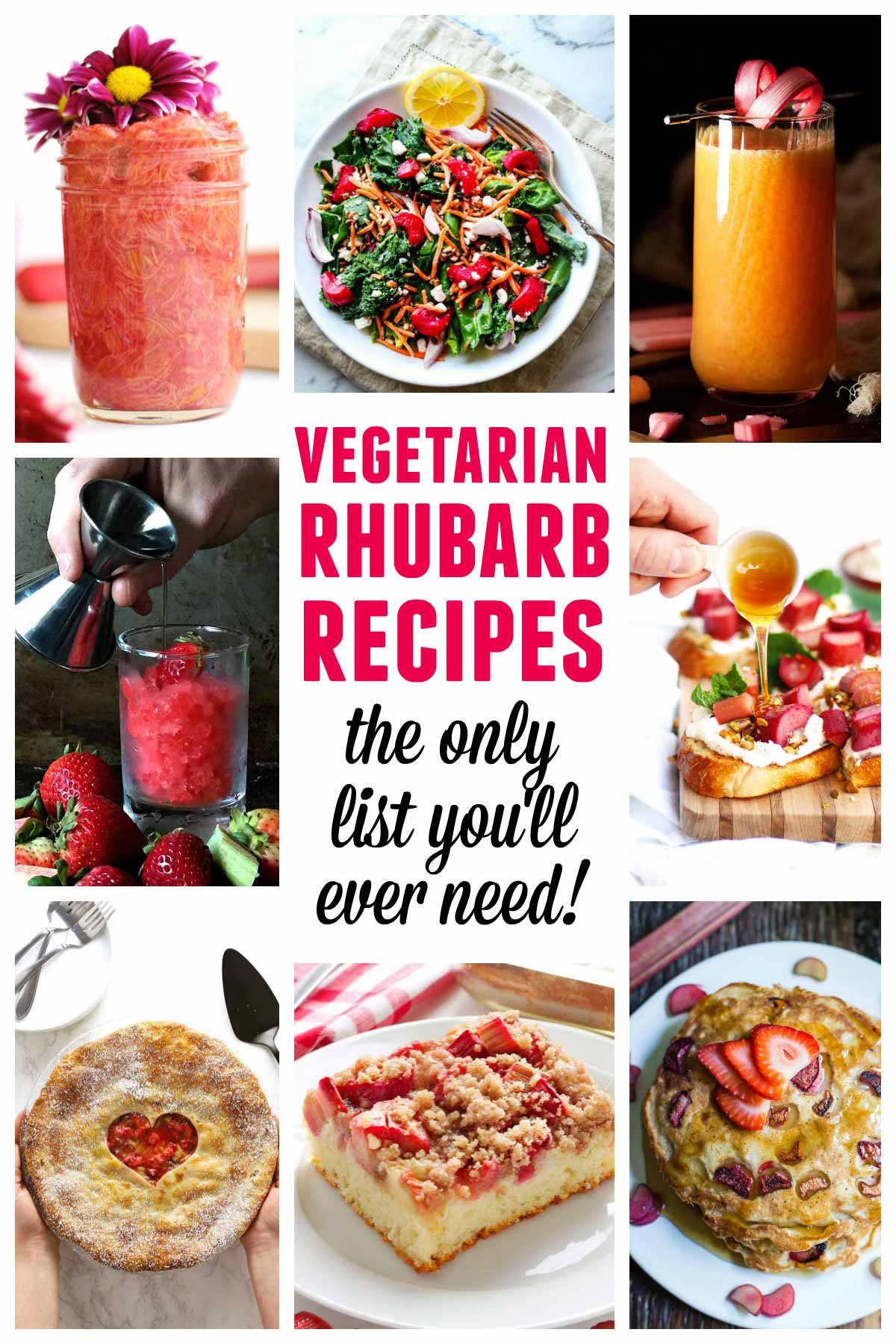 vegetarian rhubarb recipes