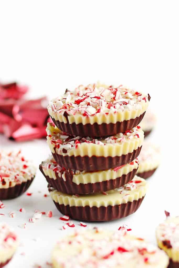 stack of chocolate peppermint bites