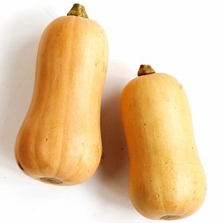 two butternut squashes