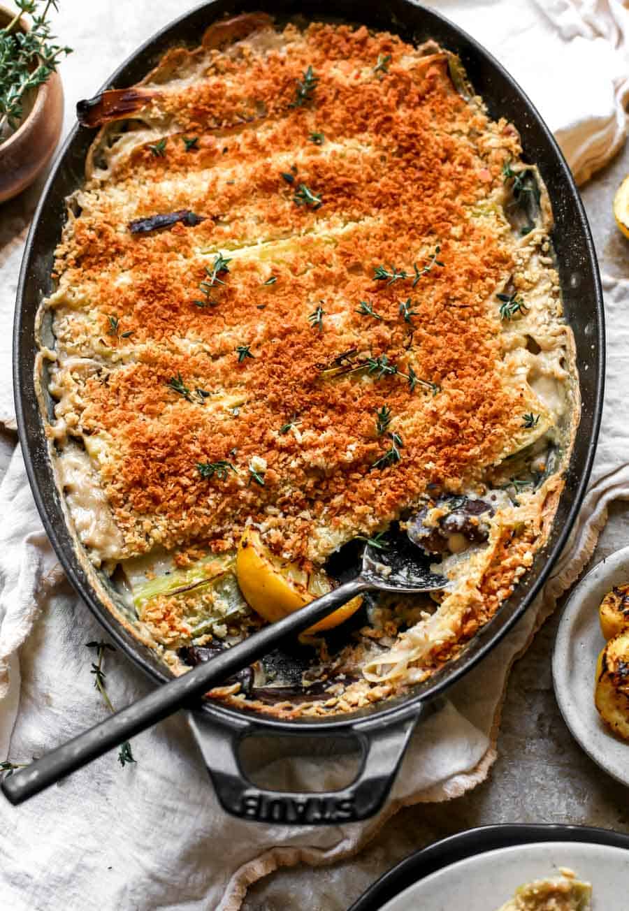 Leek au gratin
