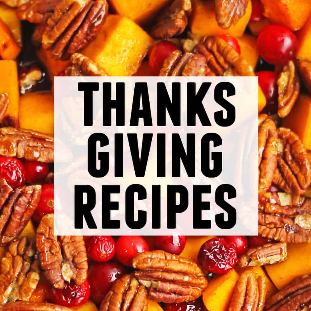 Thanksgiving recipes graphic