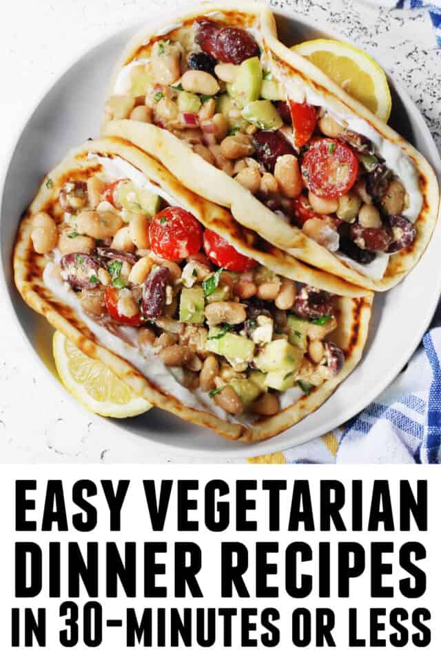 Easy vegetarian dinner recipes for weeknights - Rhubarbarians
