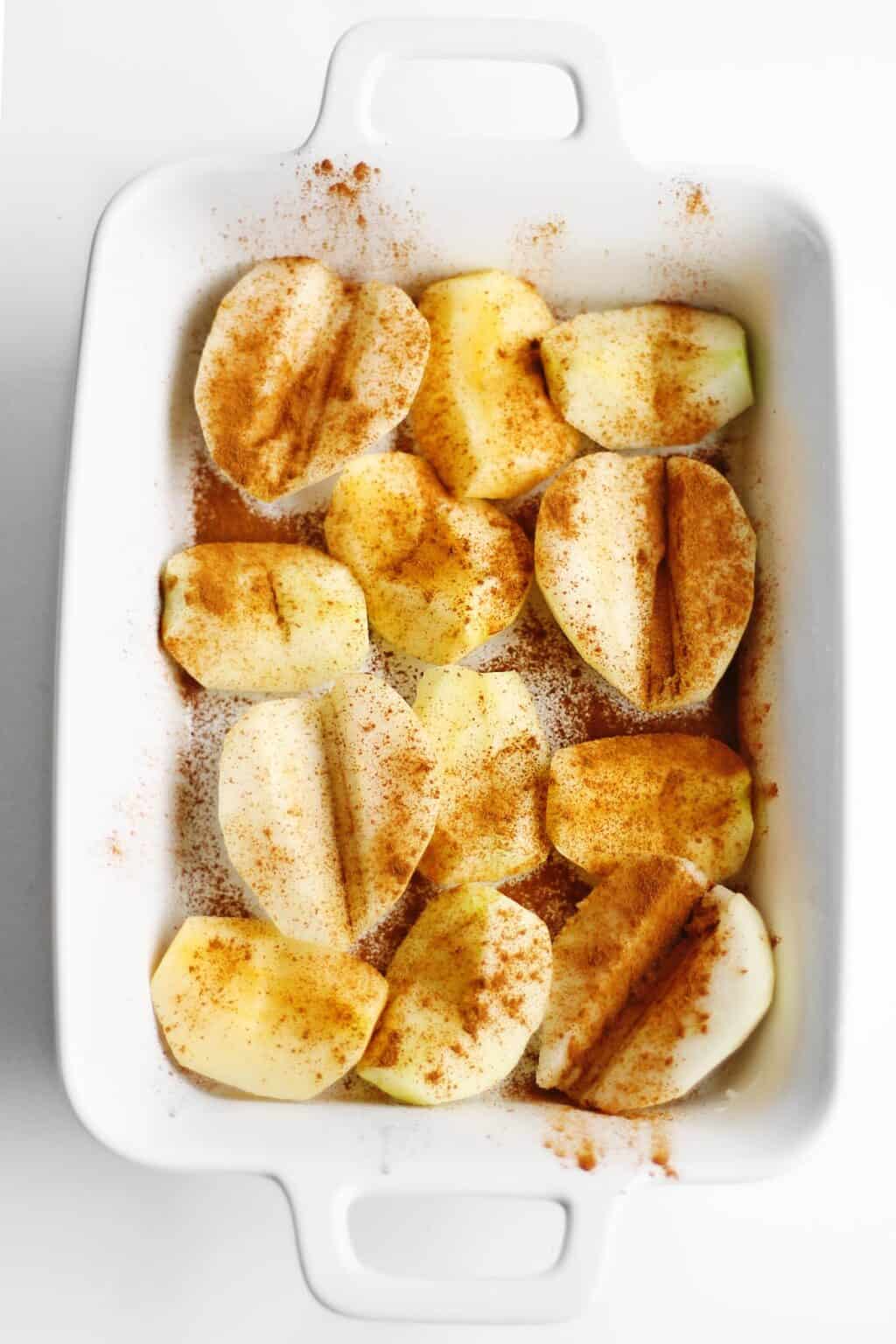 Baked apples and pears with cranberries and pecans Rhubarbarians